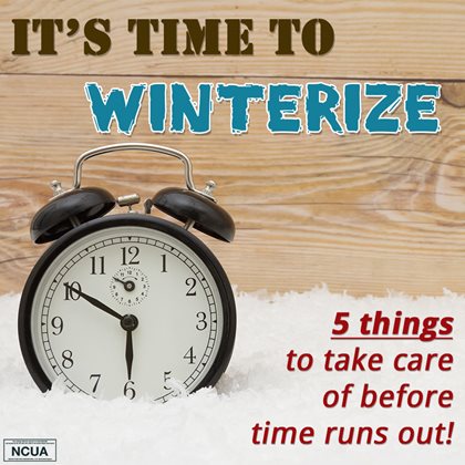 It's time to winterize